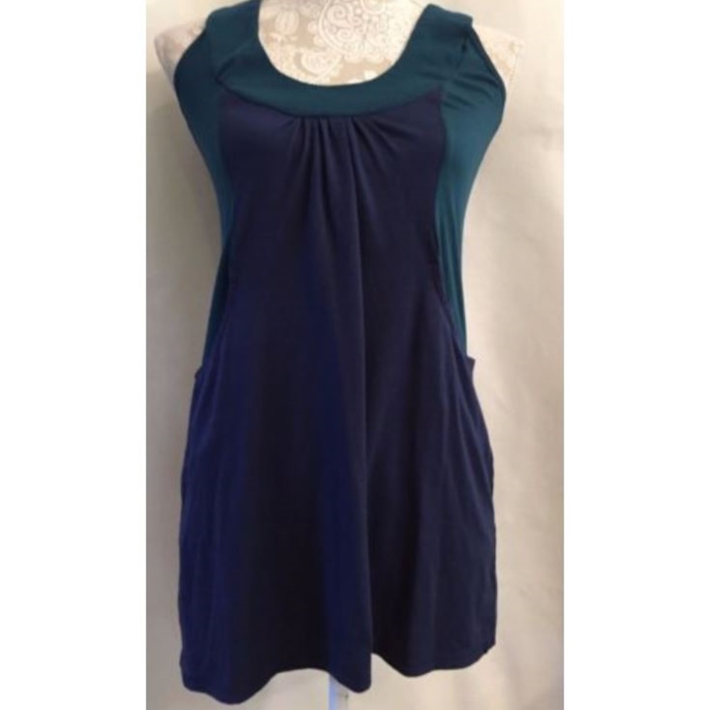 Anthropologie LUX Sleeveless Pocket Mini Dress S
